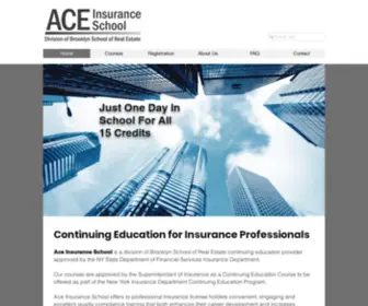 Aceinsuranceschool.com(Ace Insurance School) Screenshot