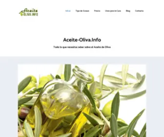 Aceite-Oliva.info(Aceite Oliva info) Screenshot