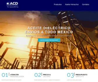 Aceitedielectrico.com.mx(Dieléctrico) Screenshot