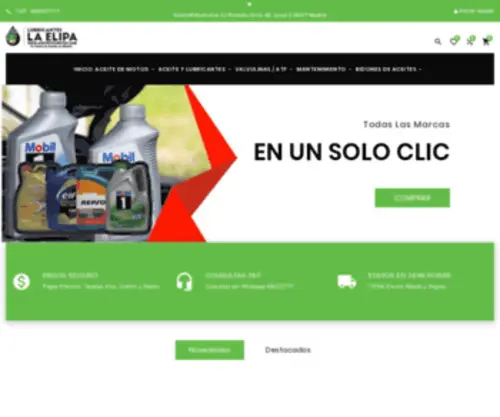 Aceitepatumotor.com(Tienda Online De Aceite y Lubricante Motor) Screenshot
