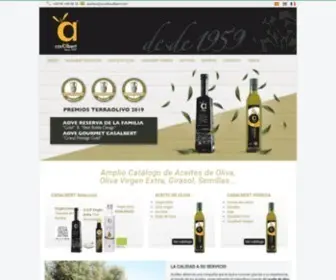 Aceitesalbert.com(Aceites Albert) Screenshot