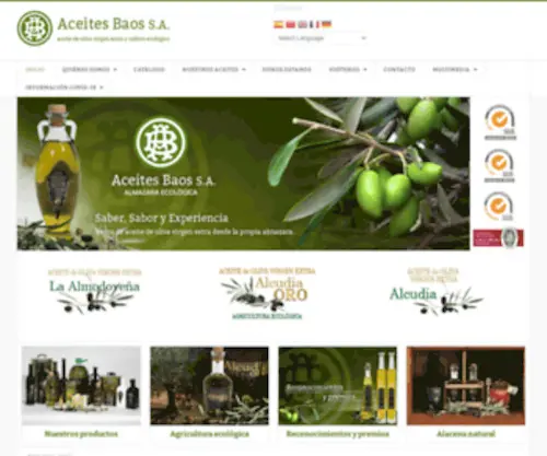 Aceitesbaos.com(Aceitesbaos) Screenshot