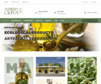 Aceitesmanchaoliva.com(Aceite de oliva virgen extra. Cuatro aceites monovarietales) Screenshot