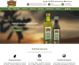 Aceitesvallejo.com(Aceites Vallejo) Screenshot
