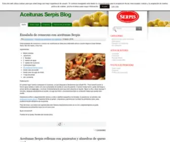 Aceitunasrellenasdeanchoa.com(Aceitunas Serpis) Screenshot