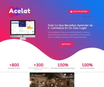 Acelat.com(Academia De Comercio Electronico Latinoamericano) Screenshot