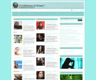 Acelebrationofwomen.org(The World Hub for Women Leaders That Care) Screenshot