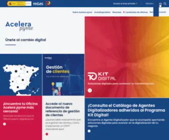 Acelerapyme.gob.es(Acelera pyme) Screenshot