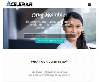 Acelerartech.com(Acelerar Technologies) Screenshot
