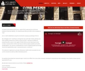 Acelibertyandstone.com(London based property investment company) Screenshot