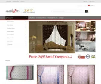 Acelyam.com.tr(Açelyam Perde Tekstil) Screenshot