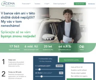 Acema.cz(ACEMA Credit Czech) Screenshot