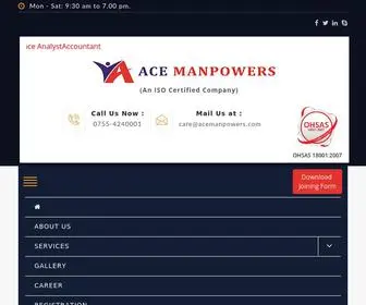 Acemanpowers.com(HR consulting services) Screenshot