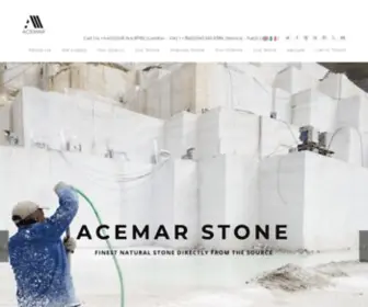 Acemarstone.com(Marble, Granite and Onyx Suppliers) Screenshot
