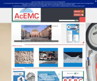 Acemc.it(Sito della Società Scientifica AcEMC) Screenshot