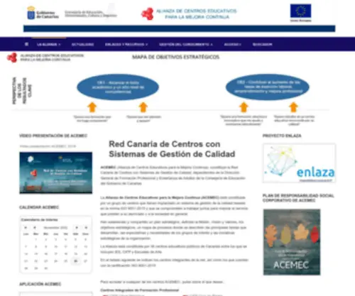 Acemec.org(Red de Centros ACEMEC) Screenshot