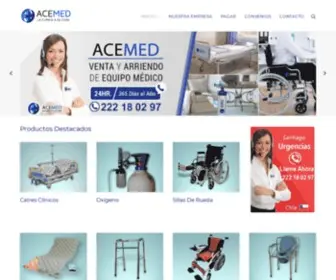 Acemed.cl(Venta y Arriendo de Equipo Médico) Screenshot