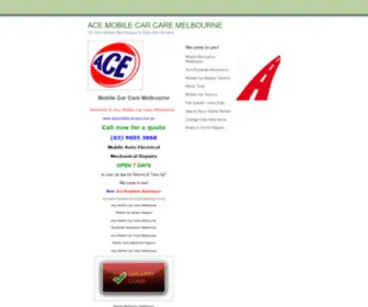 Acemobilecarcare.com.au(ACE MOBILE) Screenshot