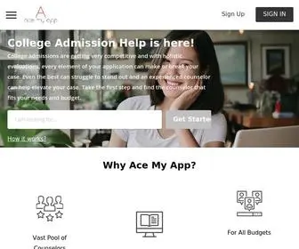 Acemyapp.com(College Admissions) Screenshot