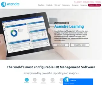 Acendre.com(Acendre's HR Management software) Screenshot