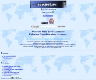 Ace.net.au(Ace Internet) Screenshot