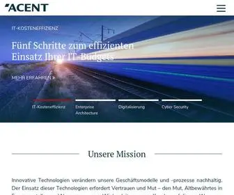 Acent.de(Wir beraten CIOs) Screenshot