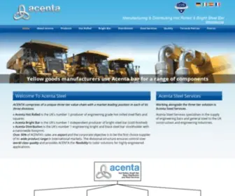 Acentasteel.com(Acenta) Screenshot