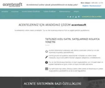 Acentesoft.com(Turizm) Screenshot