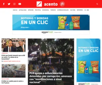 Acento.com.do(Últimas noticias de Santo Domingo) Screenshot