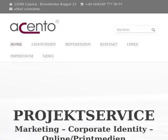 Acento.de(Acento Medien & Marketing) Screenshot