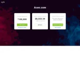 Aceo.com(Aceo) Screenshot