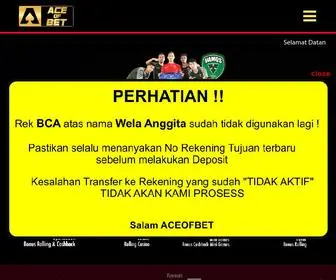 Aceofbet.co(Agen terpercaya) Screenshot