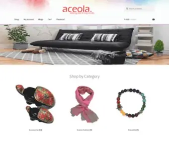 Aceola.com(Aceola-adding little things to life) Screenshot