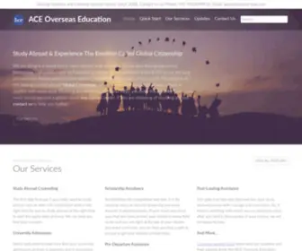 Aceoverseas.com(Overseas Education Consultants) Screenshot