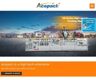 Acepackgroupchina.com(Shanghai Acepack Intelligent Technology Co) Screenshot