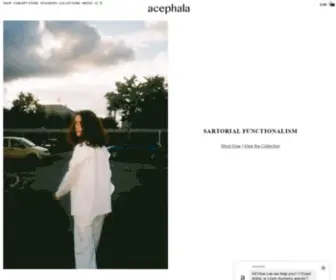 Acephalafashion.com(Feminism) Screenshot