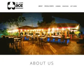 Aceplaceschicago.com(Ala Carte Entertainment Restaurant Group & Special Events Ala Carte Entertainment Nightclubs) Screenshot