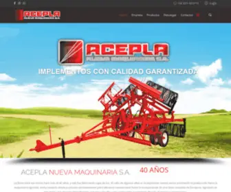 Acepla.com.ar(Nueva Maquinaria S.A) Screenshot