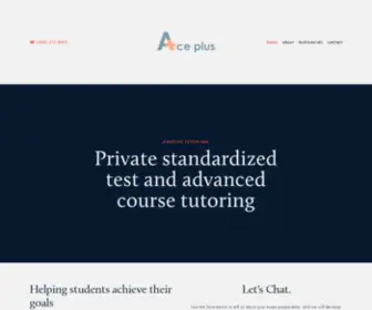 Aceplustutoring.com(AcePlus Tutoring) Screenshot