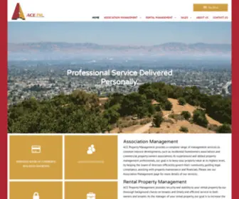 Acepm.net(CA Property Management/Rentals/HOA's) Screenshot