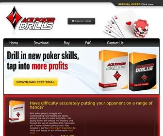 Acepokerdrills.com Screenshot