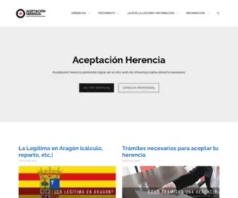 Aceptacionherencia.es(Aceptación) Screenshot