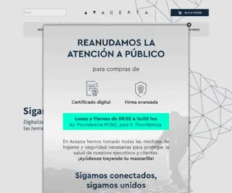 Acepta.com(Sovos Latinoamérica) Screenshot