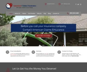 Acepublicadjusters.com(Public Adjusters of PA) Screenshot