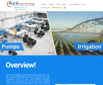 Acepump.com(Ace Pump and Supply) Screenshot