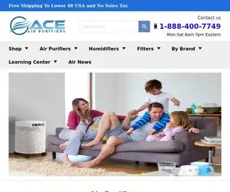 Acepurifiers.com(Ace Air Purifiers) Screenshot