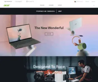 Acer.co.ae(Acer Middle East) Screenshot