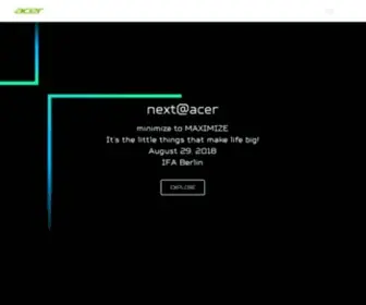Acer.com.sg(Acer Singapore) Screenshot