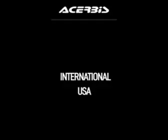 Acerbis.com(Acerbis produces and supplies sport and motorbike clothing and accessories) Screenshot
