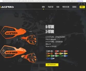 Acerbisusa.com(Motocross Plastics) Screenshot